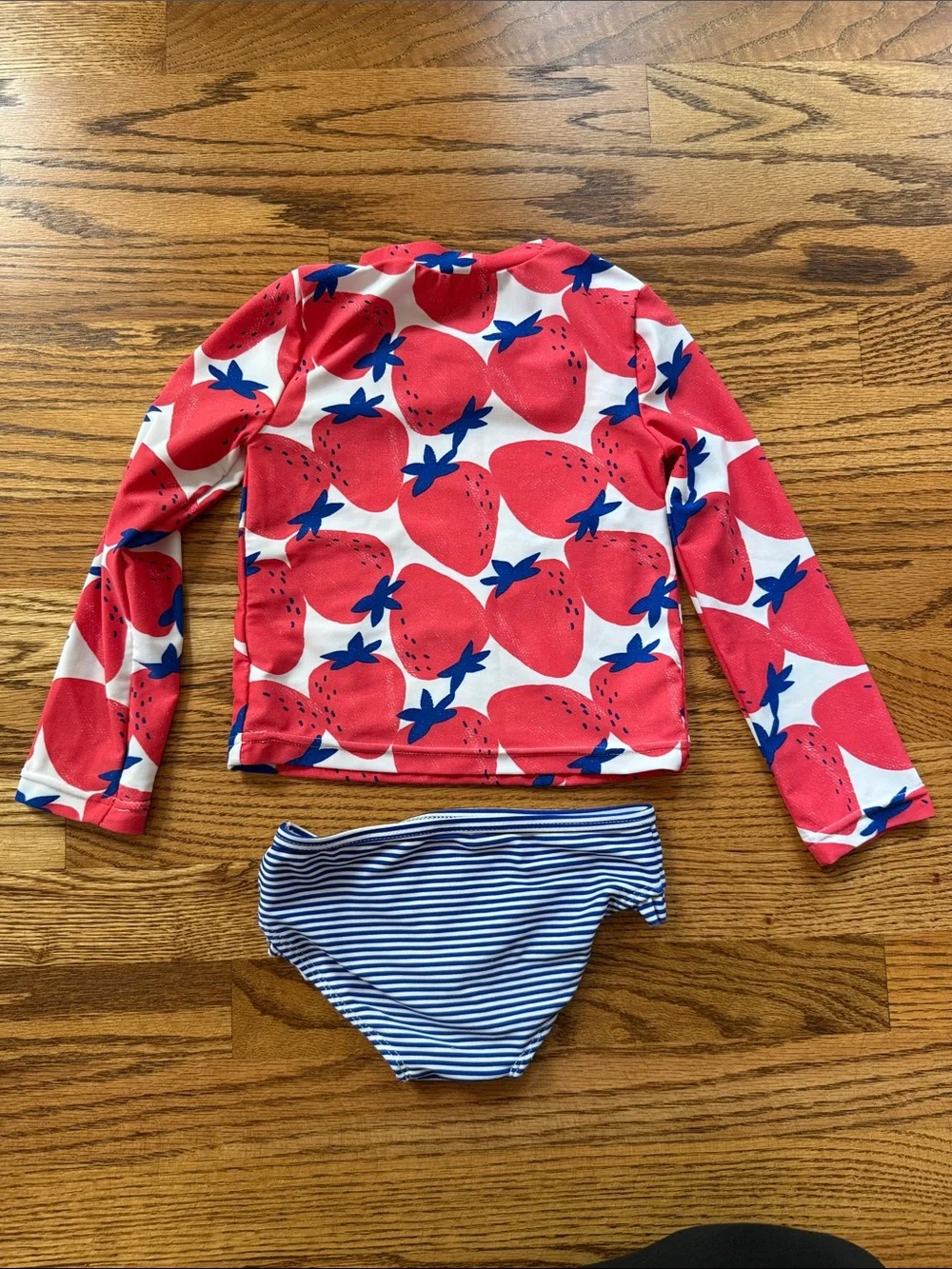 Carter's Just One You- Strawberry Print Rash Guard Set Swim Suit